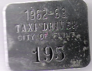 1962/63 Flint Taxi Driver Michigan