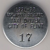 1991/92 Flint Taxi Driver Michigan