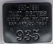 1950/51 Flint Taxi Driver Michigan