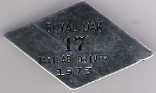 1973 Royal Oak Taxicab Driver Michigan