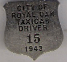 1943 Royal Oak Taxicab Driver Michigan