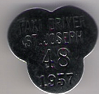 1957 St. Joseph Taxi Driver Michigan