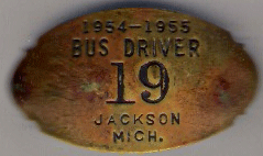 1954/55 Jackson Bus Driver Michigan