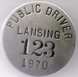 1970 Lansing Public Driver Michigan