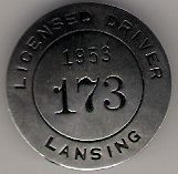 1953 Lansing Licensed Driver Michigan