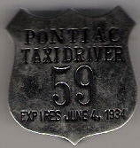 1933/34 Pontiac Taxi Driver Michigan