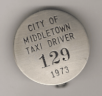 Middletown Ohio 1973 Taxi Driver