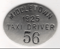 Middletown Ohio 1925 Taxi Driver