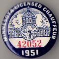 1951 Minnesota Licensed Chauffeur