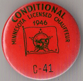 1946 Minnesota Conditional Licensed Chauffeur