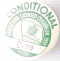1955/56 Minnesota Conditional Licensed Chauffeur