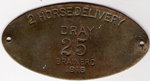 1916 Brainerd 2 Horse Delivery Dray