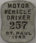 1943 St. Paul Motor Vehicle Driver