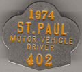1974 St. Paul Motor Vehicle Driver