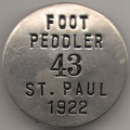 1922 St. Paul Foot Peddler
