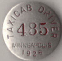 1926 Minneapolis Taxicab Driver