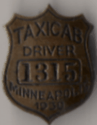 1930 Minneapolis Taxicab Driver