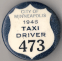1945 Minneapolis Taxi Driver