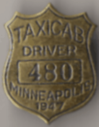1947 Minneapolis Taxicab Driver