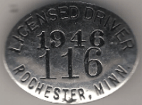 1946 Rochester Licensed Driver