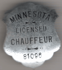 Minnesota Licensed Chauffeur Undated