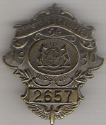 1930 Missouri Registered Chauffeur