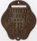 1911 Maryville Missouri 1 Horse Class D