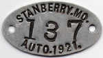 1921 Stanberry Missouri Auto