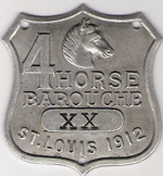 1912 St. Louis Missouri 4 Horse Barouche