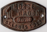 1913 St. Louis Missouri 1 Horse Wagon