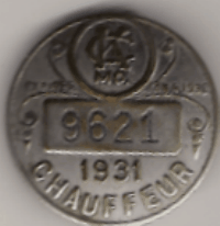 1931/32 Kansas City Missouri Chauffeur