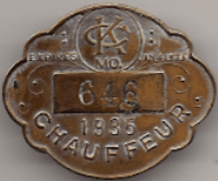 1935/36 Kansas City Missouri Chauffeur