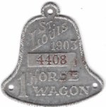1903 St. Louis Missouri 1 Horse Wagon