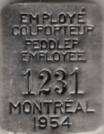 1954 Montreal Peddler Employee