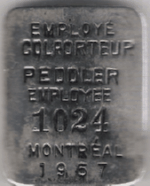 1957 Montreal Peddler Employee