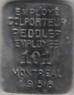 1958 Montreal Peddler Employee