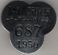1950 Laurel Mississippi Taxi Driver
