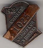 1928 New Brunswick Owner's Chauffeur