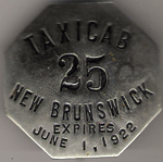 1921/22 New Brunswick Taxicab
