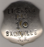 Sackville New Brunswick Licensed Taxi