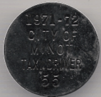 1971/72 Minot North Dakota Taxi Driver