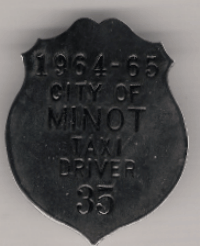 1964/65 Minot North Dakota Taxi Driver