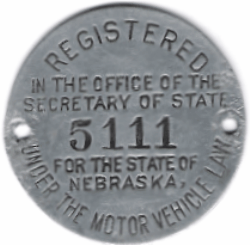 Nebraska Registered Motor Vehicle