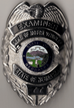 Nebraska Dept. of Motor Vehicles Examiner