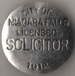 1912 Niagara Falls New York Licensed Solicitor