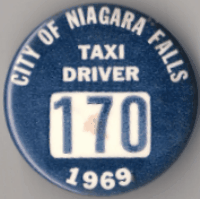 Niagara Falls City of 1969 Taxi Driver