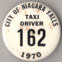 Niagara Falls City of 1970 Taxi Driver