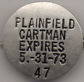 Plainfield New Jersey 1972/73 Cartman