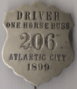 1899 Atlantic City Driver One Horse Buss