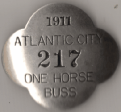 1911 Atlantic City New Jersey One Horse Buss